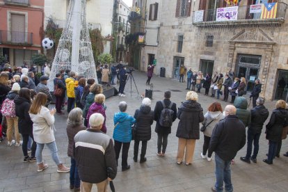 Agramunt. Reivindicació ahir dels alumnes de l’INS Ribera del Sió.