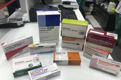 Imagen del equipo de la Unidad de Farmacia de la Atención Primaria del ICS en Lleida.