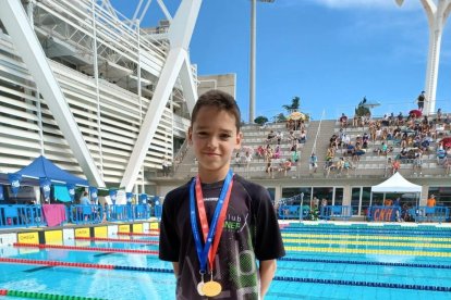 Els medallistes del CN Lleida en aquest campionat.