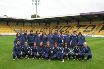 Ribalta, amb la Copa de la Reina, la Lliga i la Copa Catalunya, que l’Espanyol va guanyar, la 2005-06.