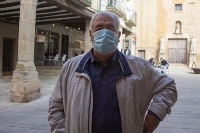 El punto de vacunación con AstraZeneca en Tàrrega.