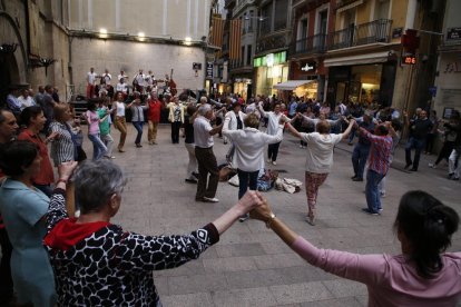 El Petit de Cal Erill, durante su actuación el jueves por la noche.