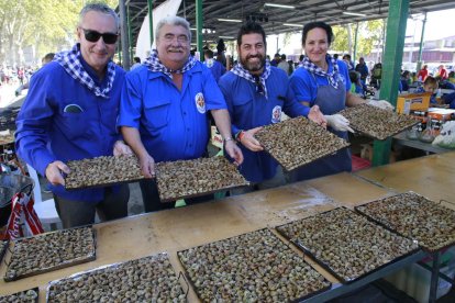 Los caracoles volvieron a ser los protagonistas.
