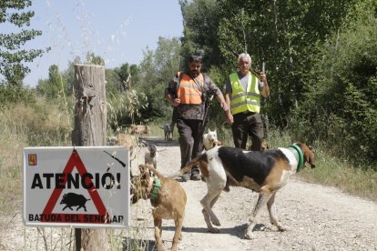 La batuda es va iniciar a Almenar, on van haver de senyalitzar la zona pròxima al riu.