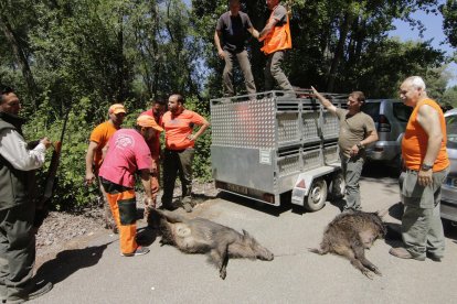 La batuda es va iniciar a Almenar, on van haver de senyalitzar la zona pròxima al riu.