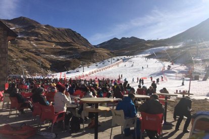 Imatge de Baqueira, on els esquiadors poden disfrutar de més de 130 quilòmetres de pistes.