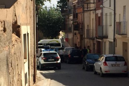 Imatges de l'operació antidroga de Juneda d'aquest matí