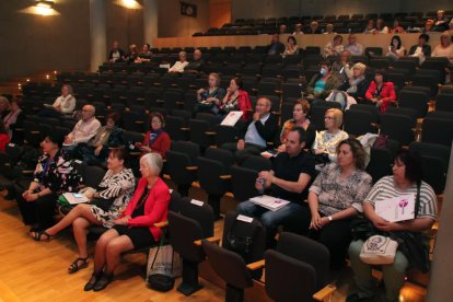 Assistents a la jornada, ahir, a l’Auditori.