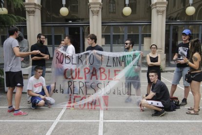 El consejo de gobierno de la UdL se celebró ayer en el salón Víctor Siurana del edificio del Rectorado.