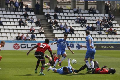 El Lleida se atascó en muchas fases ante un animoso Mallorca B.