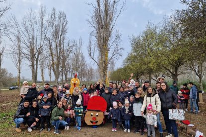 L’espectacle ‘Entre llums’ va inaugurar ahir la il·luminació a Tàrrega.