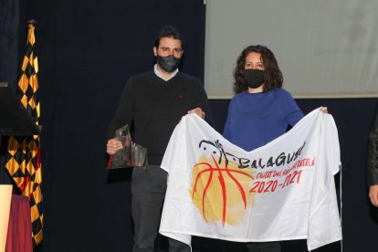 Una de les actuacions que hi va haver ahir durant la clausura dels actes de la Ciutat del Bàsquet Català.