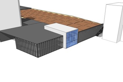 Pueyo i Postius, al centre, durant la sessió informativa.