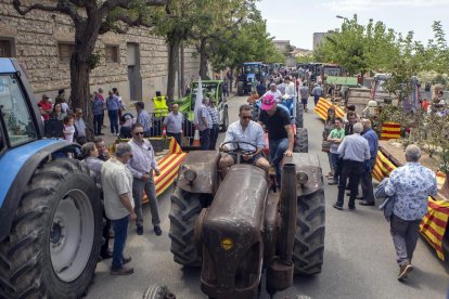 Gra, a la Segarra, va recuperar la festa del Roser i Sant Isidre.
