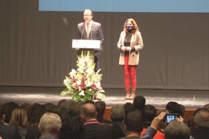 L'acte inaugural de la Fira de Sant Josep de Mollerussa.