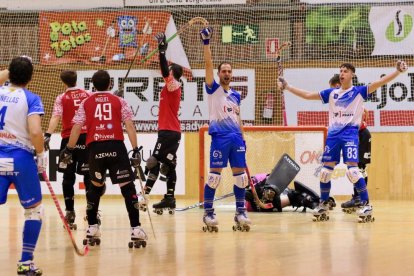 Martí Serra, que ahir va jugar amb les guardes de la selecció espanyola, va ser una muralla per als jugadors madrilenys.