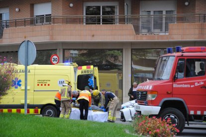 Un ciclista fue atropellado ayer al mediodía en Mollerussa.