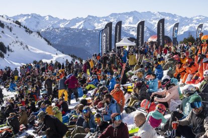 La prueba de Baqueira Beret reunió este año a 4.500 espectadores en la base del Baciver.