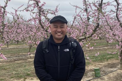 Alguns dels assistents a la sessió de ioga a Arbeca.