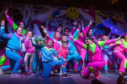 Tremp. Decenas de personas acudieron a la rúa de Tremp.