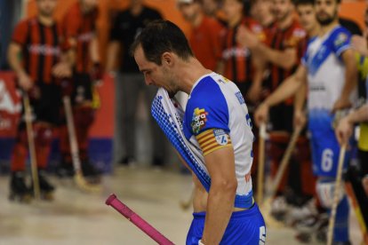 Jepi Selva, en una acció del partit d’ahir.