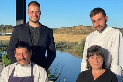 El equipo del restaurante Malena de Gimenells