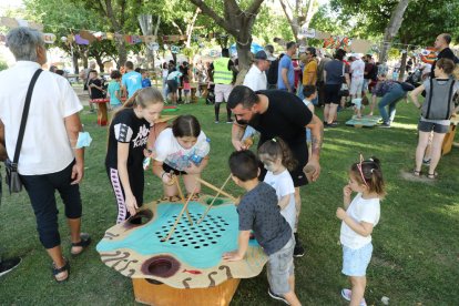 Un dels moments del concurs de garrotins.