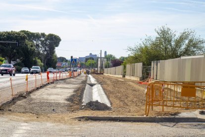 Avancen les obres per desdoblar part de l'avinguda Rovira Roure