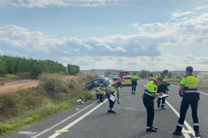 Una imatge de l'accident.