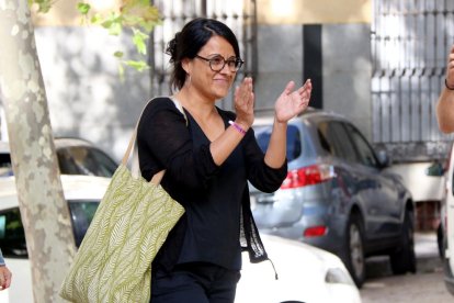 Anna Gabriel después de comparecer en el Supremo: