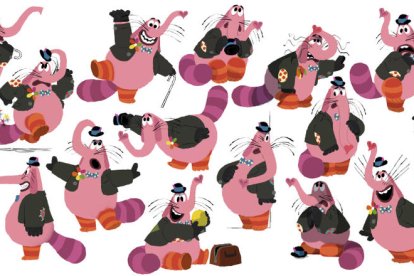 La exposición cuenta con 30 maquetas, 110 ilustraciones y 5 audiovisuales sobre la creación de los personajes de Pixar.