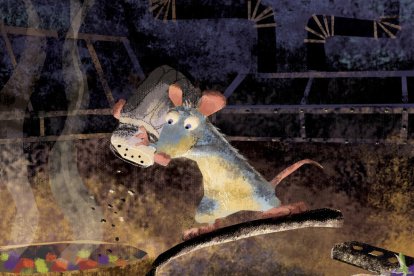 La exposición cuenta con 30 maquetas, 110 ilustraciones y 5 audiovisuales sobre la creación de los personajes de Pixar.