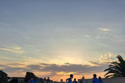 A la imatge, participants de la Joventut Atlètica Arbeca, un dels organitzadors de la prova.