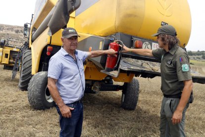 Balance positivo provisional de la campaña de prevención de incendios en la siega gracias a las últimas lluvias
