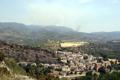 El alcalde de Alòs de Balaguer pide más coordinación para hacer frente al incendio de Baldomar