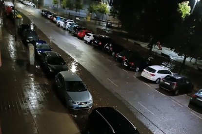 Queixes per petites inundacions per embornals obturats al barri de Cappont de Lleida
