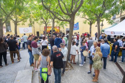 Las ganadoras del Concurs de Bandes, ayer en el Espai Orfeó.