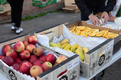 Un grupo de atletas, durante su participación ayer en la prueba.
