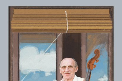 L’artista Swen Schmitz va començar ahir a pintar el nou mural.