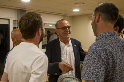 Pueyo, la nit electoral a la seu d’ERC.