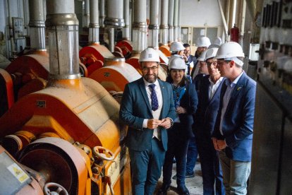 El conseller va visitar l’interior dels Docs i La Meta amb Pueyo, Postius i Freixanet.