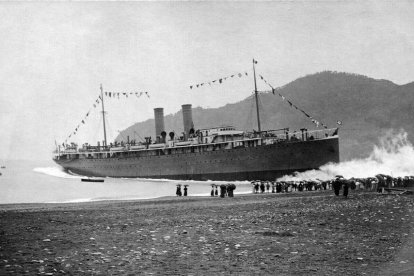 Avarament del vaixell bessó, Virginia.