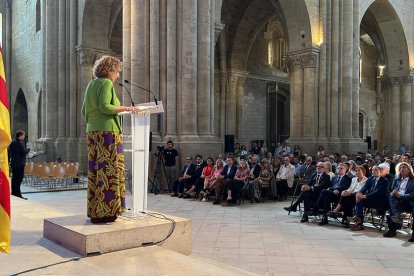 La Seu Vella s'omple amb l'acte institucional unitari de la Diada