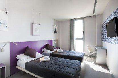 Una de las habitaciones dobles
