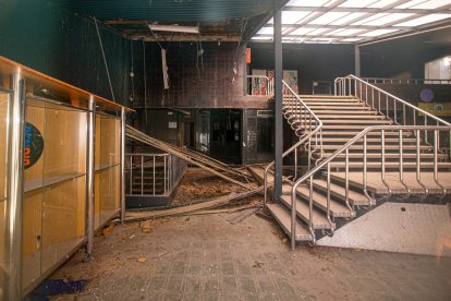 Estado actual de la discoteca Big Ben de Golmés.