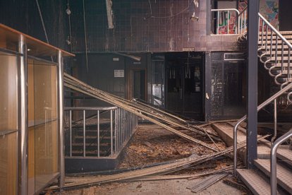 Estado actual de la discoteca Big Ben de Golmés.