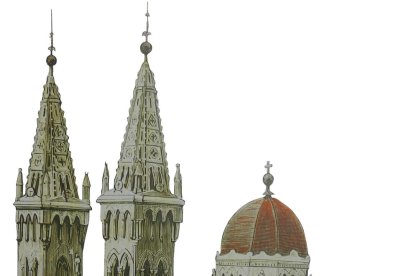 restes. Sota la plaça es conserven les restes de l’antiga església, gairebé davant de la nova.