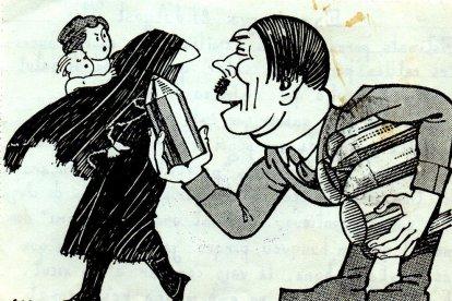 propaganda. Una de les cartes postal era propaganda de la mateixa brigada on va ser destinat el jove de la Garriga.
