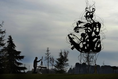 Almacelles, vila escultòrica