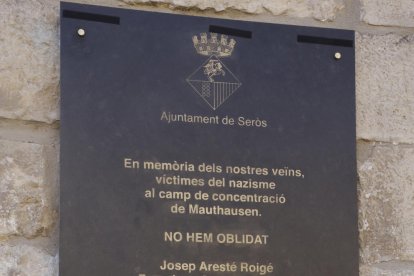 homenatge. Acte en record dels veïns de Serós que van patir la repressió nazi.